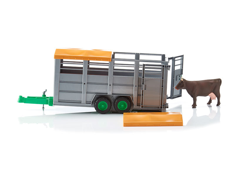 Cattle trailer + cow - bruder 02227