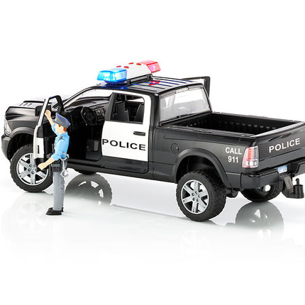 Pickup de police ram 2500 avec policier - bruder 02505