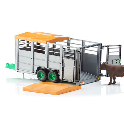 Cattle trailer + cow - bruder 02227