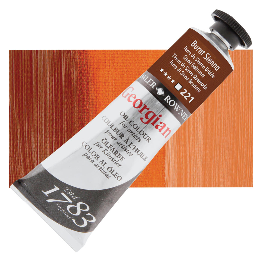 Georgian Burnt Sienna Oil Tube 38ml 221