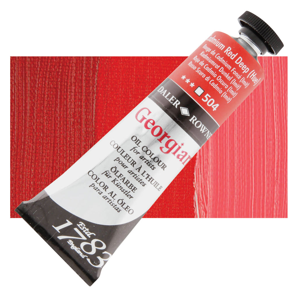 38ml Oil Tube Georgian Cadmium Red Dark (Imit) 504