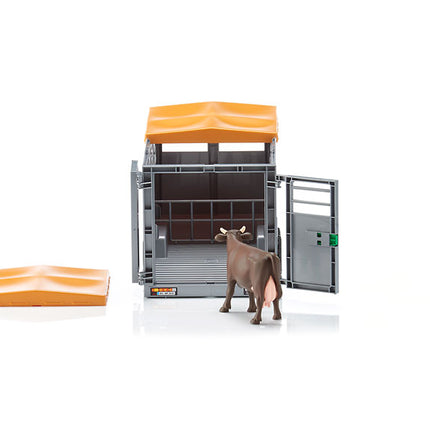 Cattle trailer + cow - bruder 02227