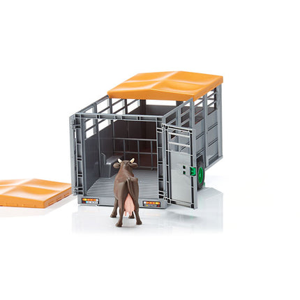 Cattle trailer + cow - bruder 02227