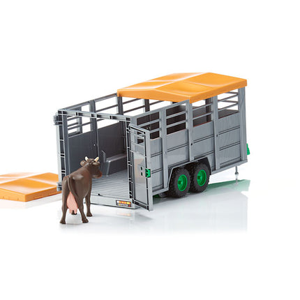 Cattle trailer + cow - bruder 02227