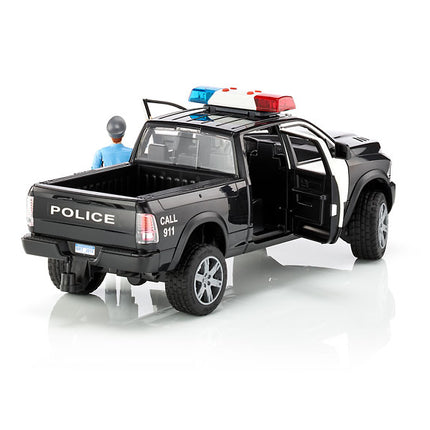 Pickup de police ram 2500 avec policier - bruder 02505