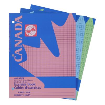 Canada Exercise Book, 4-1" Quad, 40pg APP