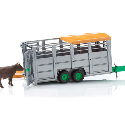 Cattle trailer + cow - bruder 02227