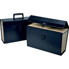 Classeur Portatif Extensible À 19 Pochettes Portafile(Mc), Noir