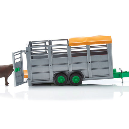 Cattle trailer + cow - bruder 02227