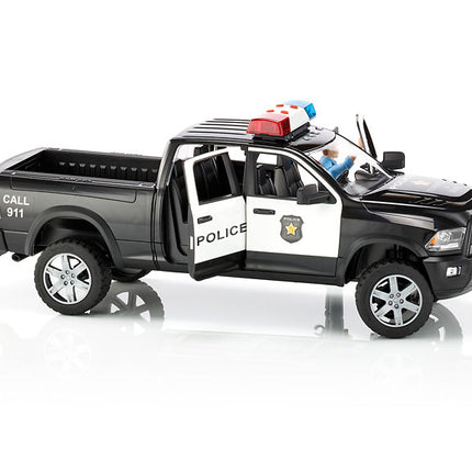 Pickup de police ram 2500 avec policier - bruder 02505