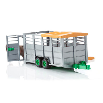 Cattle trailer + cow - bruder 02227
