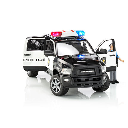 Pickup de police ram 2500 avec policier - bruder 02505
