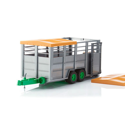 Cattle trailer + cow - bruder 02227