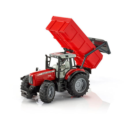 Massey ferguson 7480 avec remorque à benne basculante - bruder 02045