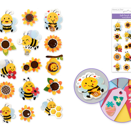 Pqt stickers abeilles 3D