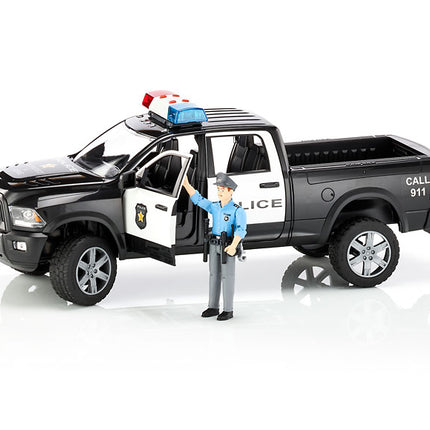 Pickup de police ram 2500 avec policier - bruder 02505