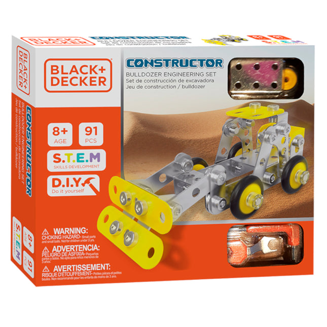 Constructor - Bulldozer Engineering set 91 pieces