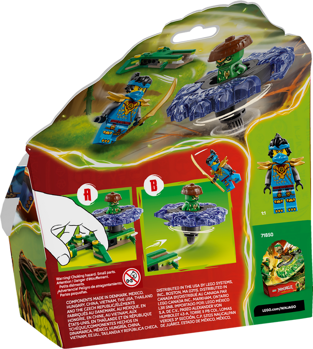 Lego Ninjago 71849 Nya contre la toupie du monstre de la mutation
