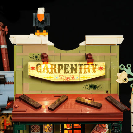 Lumibricks Western Carpentry Workshop 1832PCS