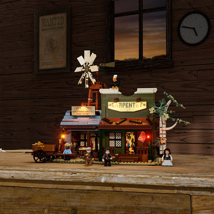 Lumibricks Western Carpentry Workshop 1832PCS
