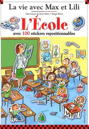 School - with 100 repositionable stickers