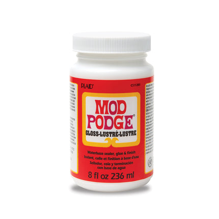 Mod Podge: 8oz All-in-One Non-Toxic Glue/Sealer/Finish A) Gloss