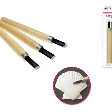 Outils de sculpture pqt 3