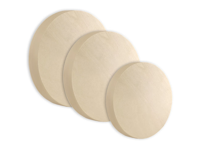 Wooden Art Panels: Set of 3 DIY Round Panels 10"/12"/14" (0.7" Thick)