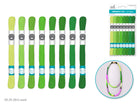 Pqt 8 écheveaux de fil à broder Go green 8mètres Needle Crafter's