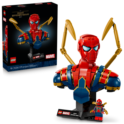 Lego 76326 Iron Spider-Man Bust