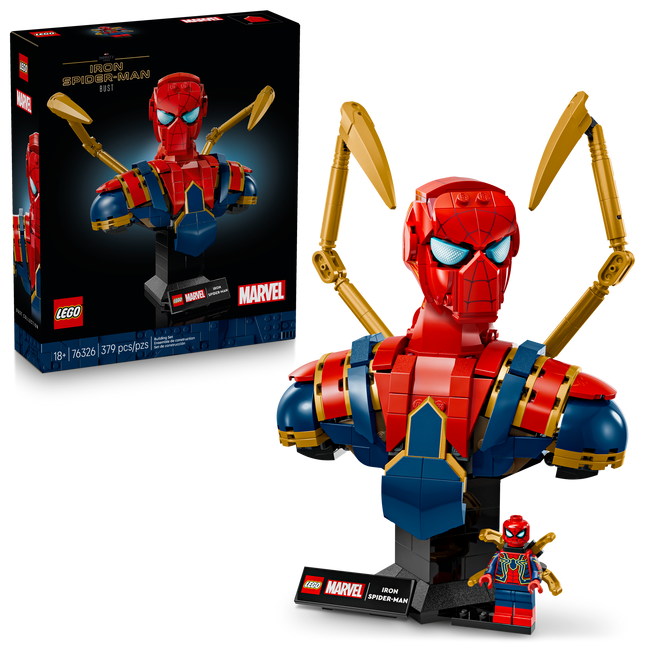 Lego 76326 Le buste d’Iron Spider-Man