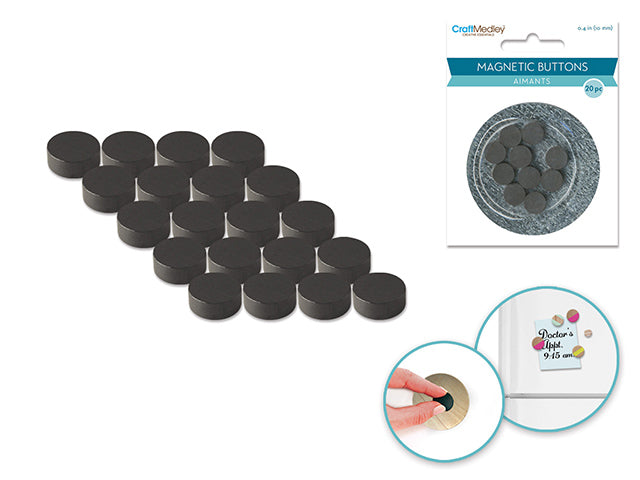 Pqt aimants boutons 22mm