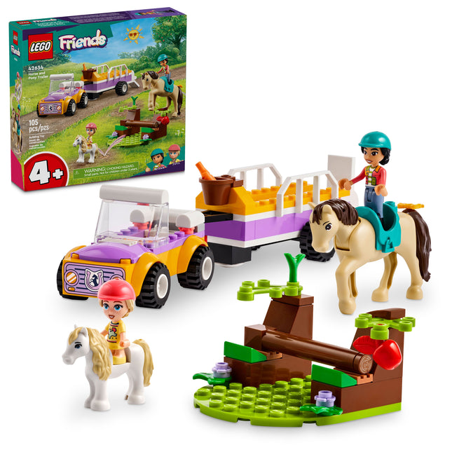 Lego Friends 42634 La remorque du cheval et du poney