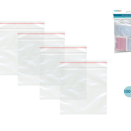 Sacs Ziploc  2"x3" 100pc - Craft medley