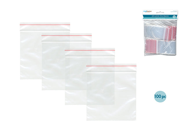 Sacs Ziploc  2"x3" 100pc - Craft medley