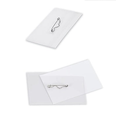 Paquet De 10 Porte-Insignes Repliables Avec Épingle, 2,13 X 3,5 Po