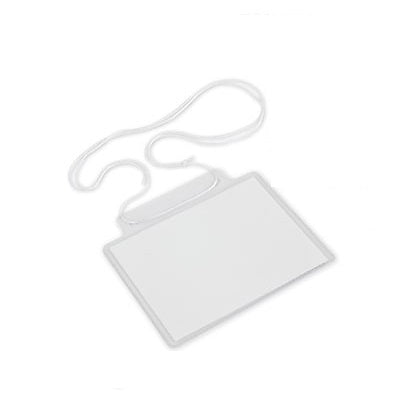 Pack of 10 badge holders with rope