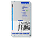 SET OF 12 MARS® LUMOGRAPH® DRAWING PENCILS, SOFT HARDNESS (8B TO 2H)
