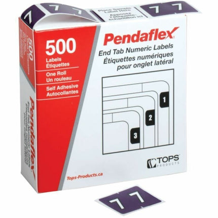 Pendaflex - Étiquettes de classement à onglets finaux numériques - #7