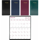 Brownline® 2027 agenda de poche mensuel, deux (2) ans, janvier 2027 à décembre 2028, reliure piqûre à cheval, anglais, couleurs assorties, 6 1/2 po (165,10 mm) x 3 1/2 po (88,90 mm), boîte de 15 - 1 chaque