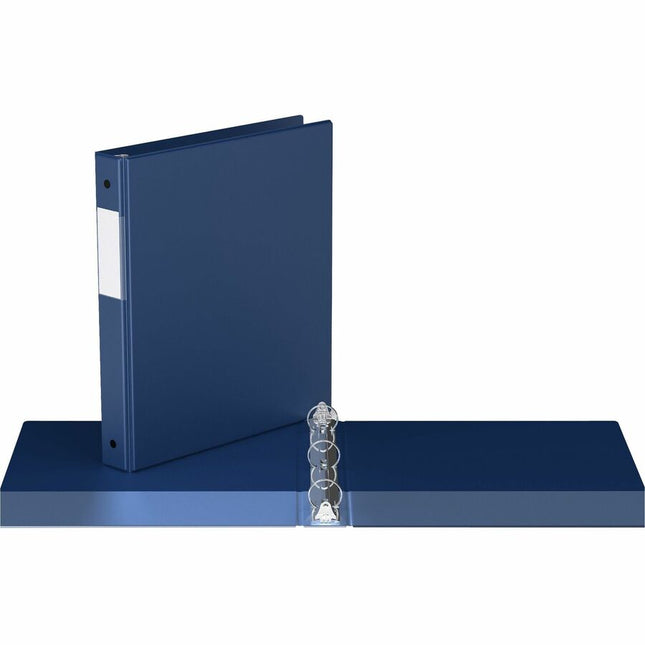 Relieur anneaux ronds 1 po bleu royal