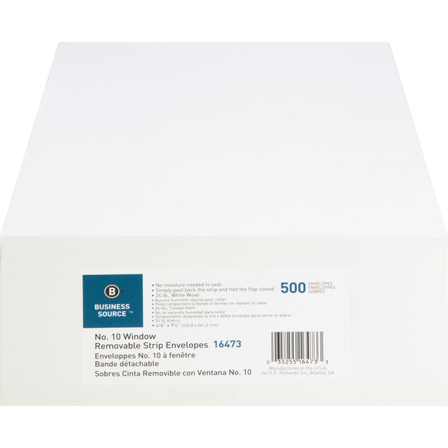 Enveloppe de sécurité Peel-To-Seal #10 - Business Source