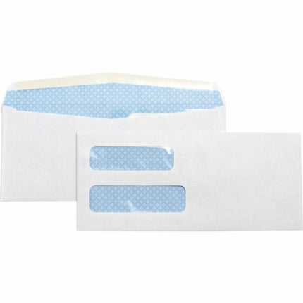 Business Source - Enveloppes pour factures à double fenêtre n° 10