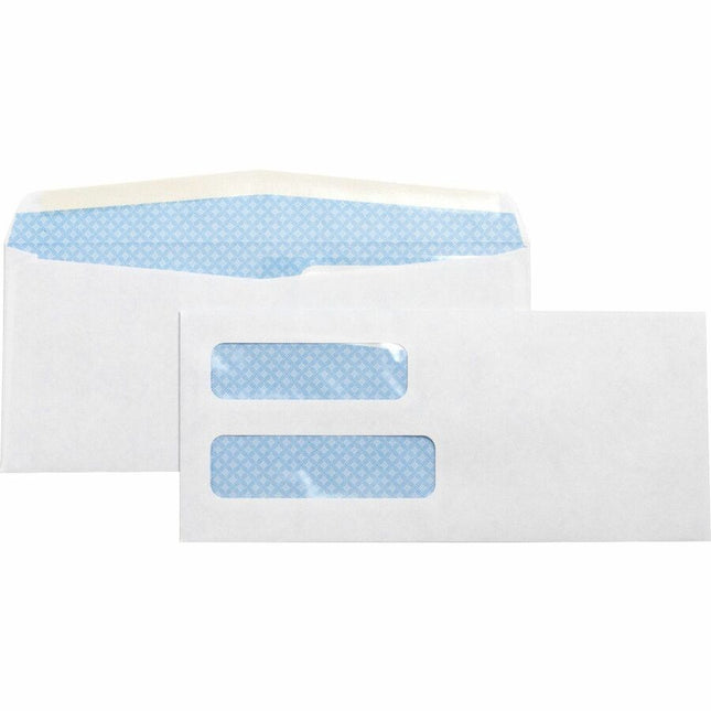 Business Source - Enveloppes pour factures à double fenêtre n° 10