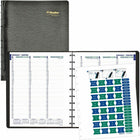Blueline® 2027 MiracleBind™ agenda hebdomadaire, horaire de rendez-vous, 12 mois, janvier à décembre, reliure à spirale double, 10 1/2 po (273,05 mm) x 8,5 po (203,2 mm), noir, bilingue