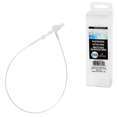 Paquet De 200 Attaches Tout Usage En Plastique, 5 Po