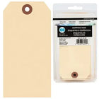 100 Pack 5.25 x 2.63 in Manila Shipping Labels, Size 6 