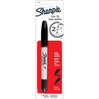 Marqueur Sharpie permanent 2 pointes noir