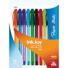 Pqt 10 stylos Paper Mate - Inkjoy 100 couleurs assorties