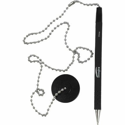 Integra - Stylo compteur à corps en caoutchouc antimicrobien